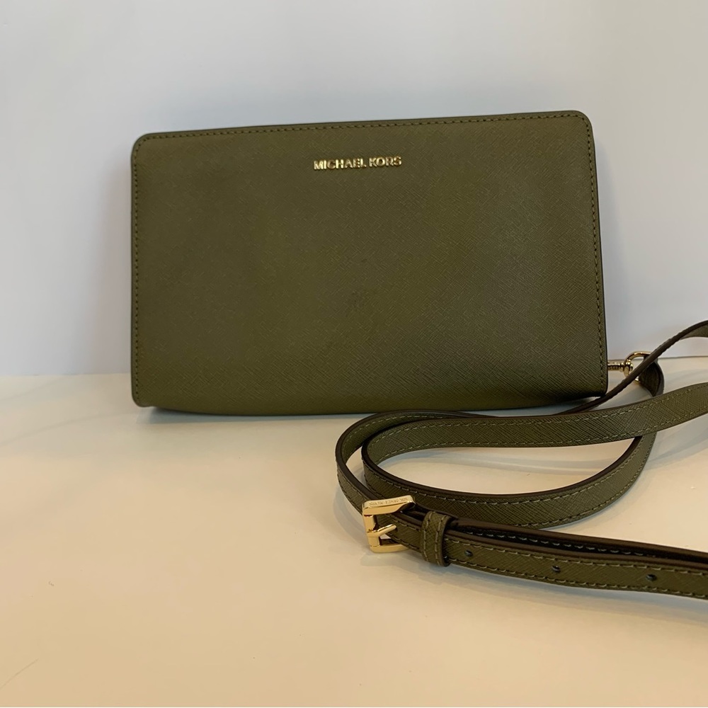 Michael Kors crossbody bag dark Green